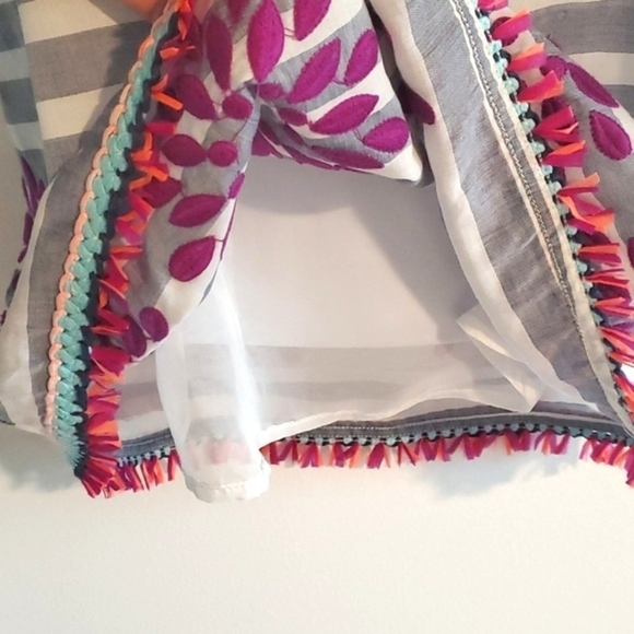 NWT Buckley K off the Shoulder Embroidered Hada top size XS - Picture 4 of 6